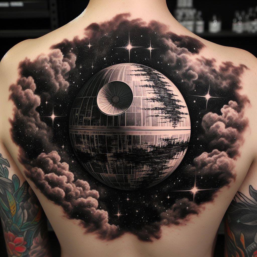 Death Star Tattoo 3