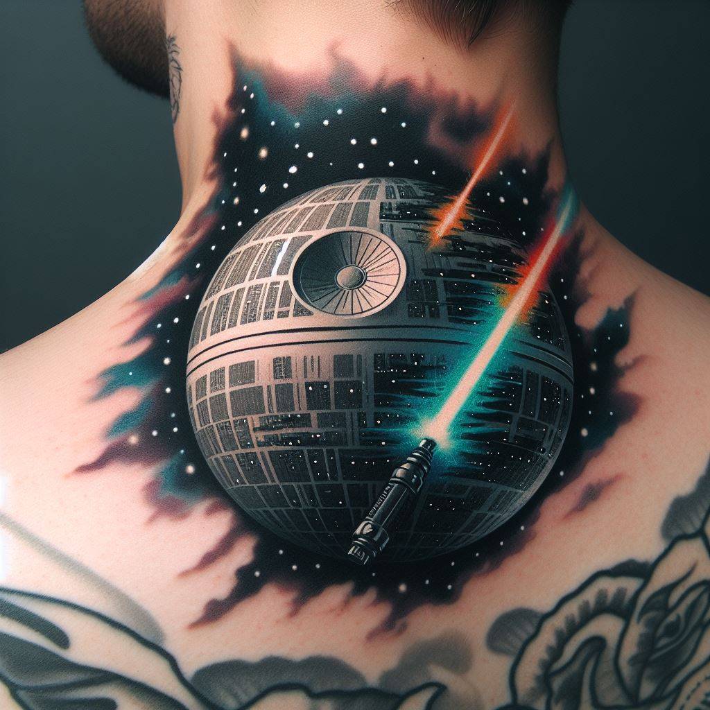 Death Star Tattoo 9