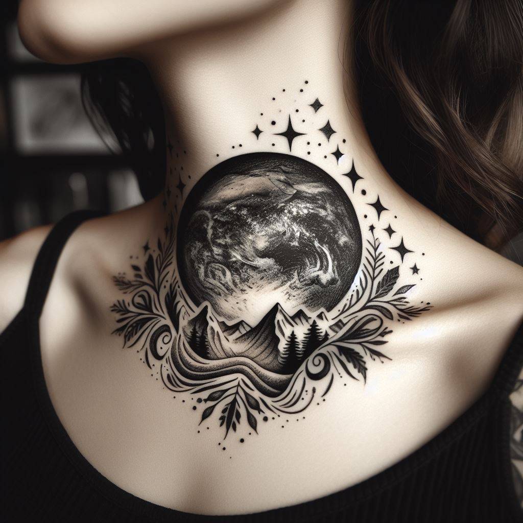 Earth Tattoo 8