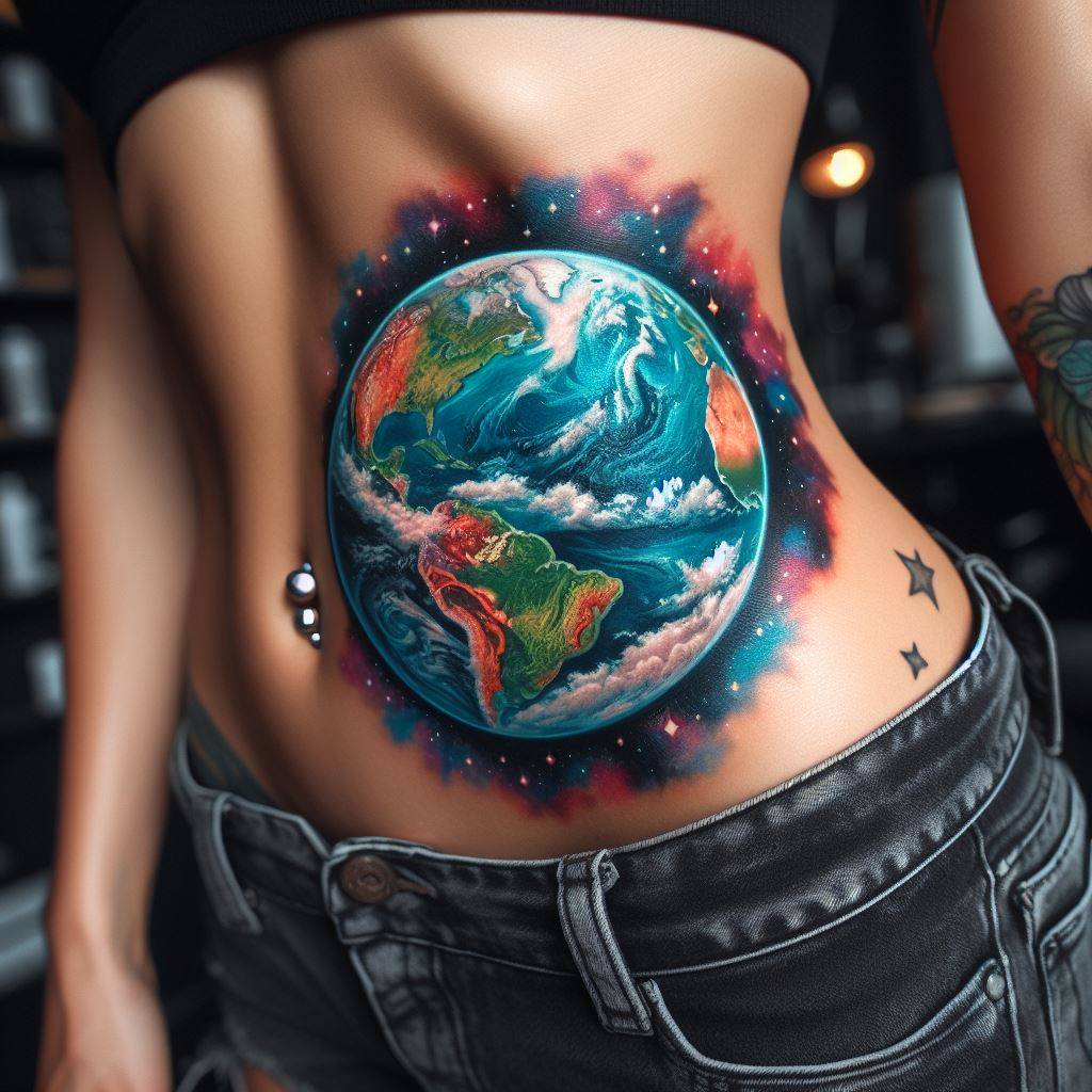 Earth Tattoo 9