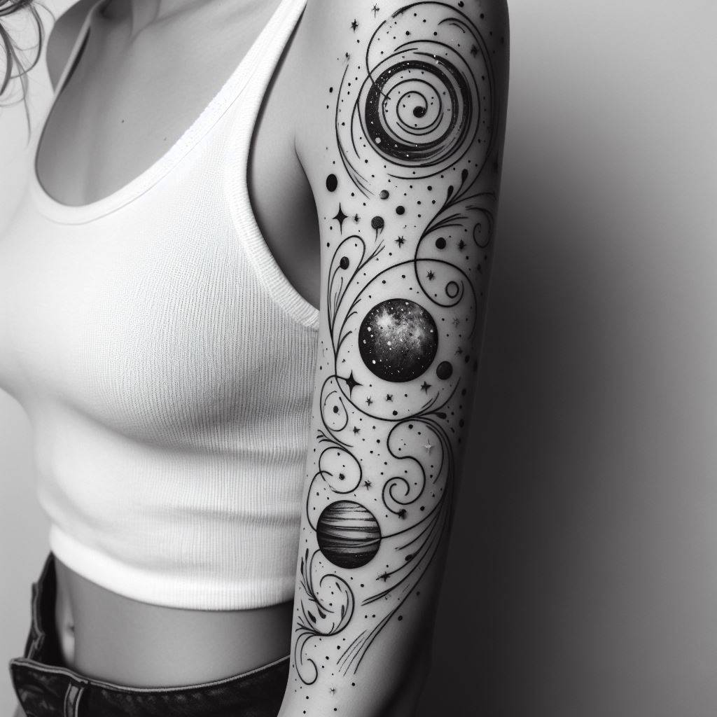 Galaxy Tattoo Sleeve 4