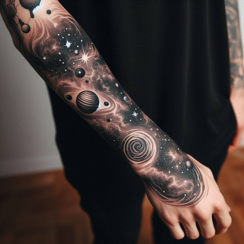Galaxy Tattoo Sleeve 8