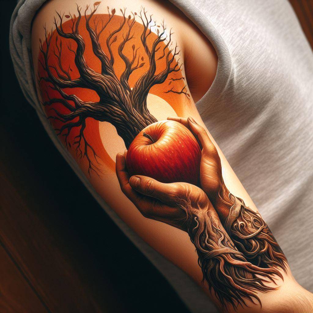 Giving Tree Tattoo 5