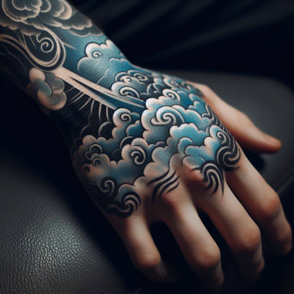 Japanese Cloud Tattoo 17