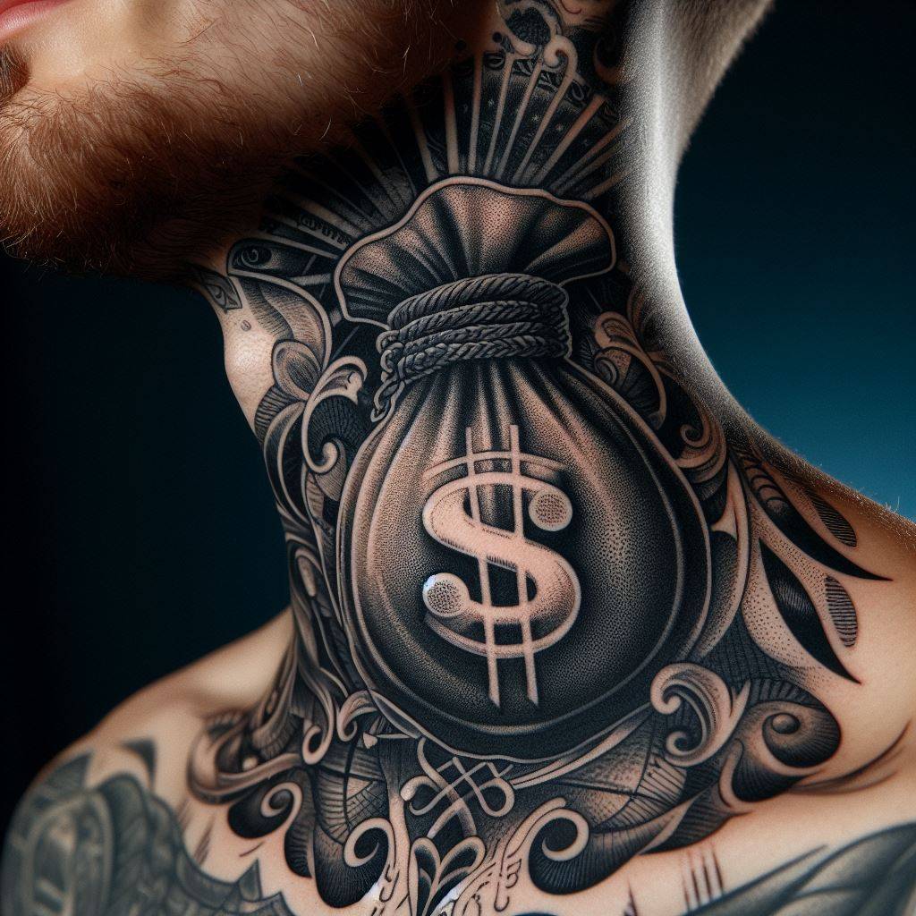 Money Bag Tattoo 11