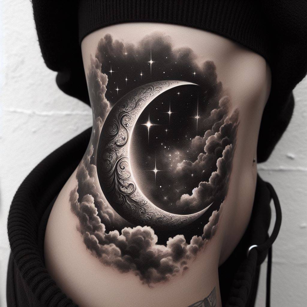 Moon Tattoo 14