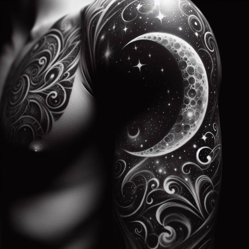 Night Sky Tattoo 2