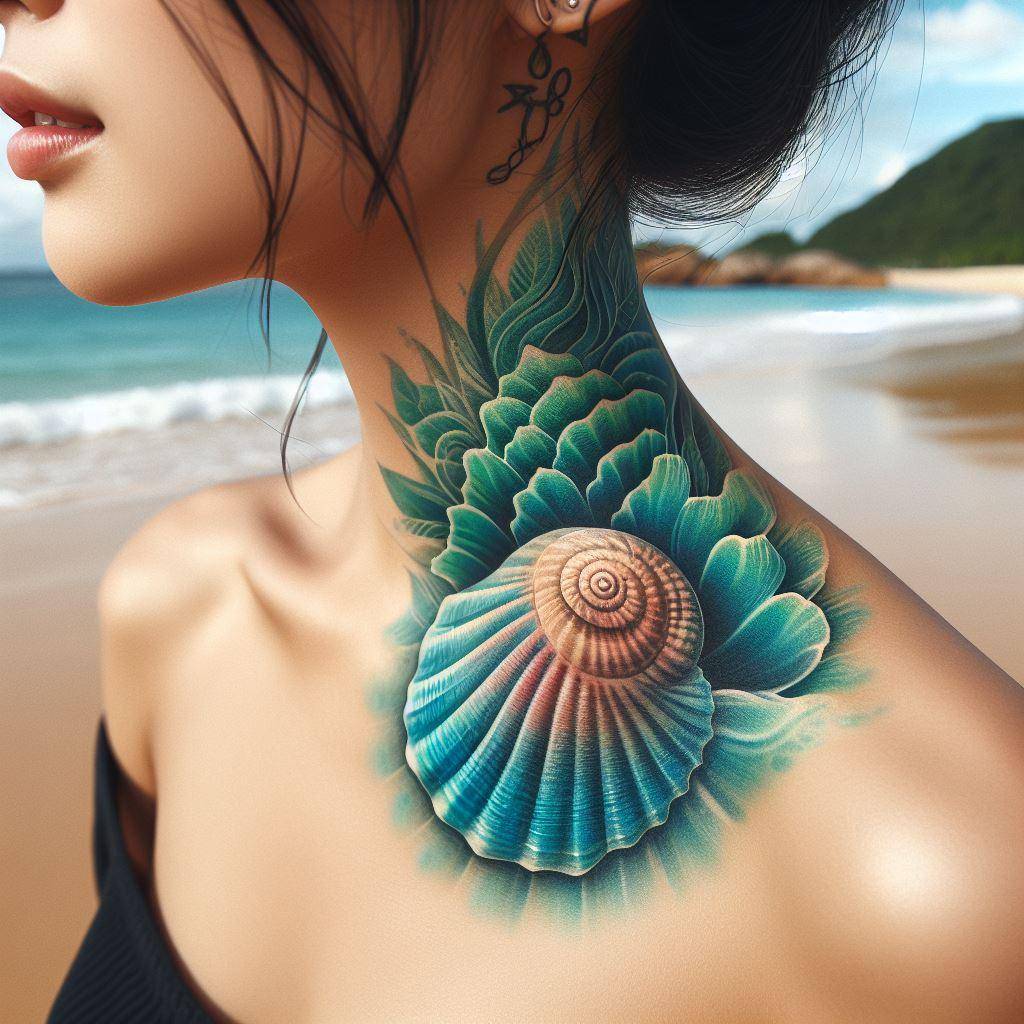 Seashell Tattoo 15