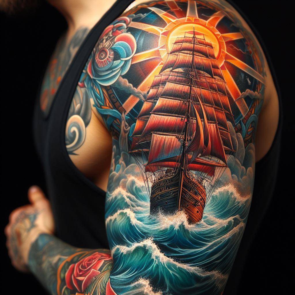 Ship Tattoo 9