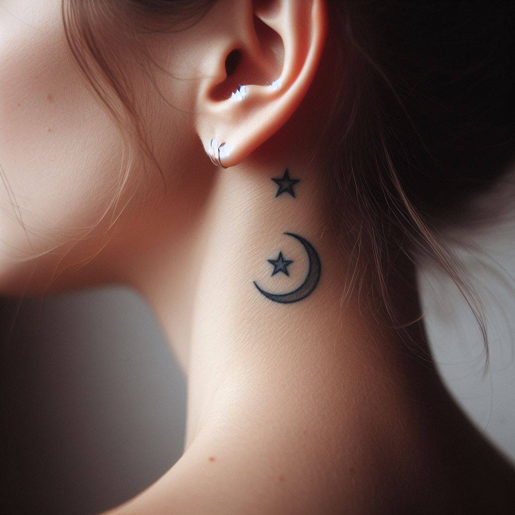 Star and Moon Tattoo 8