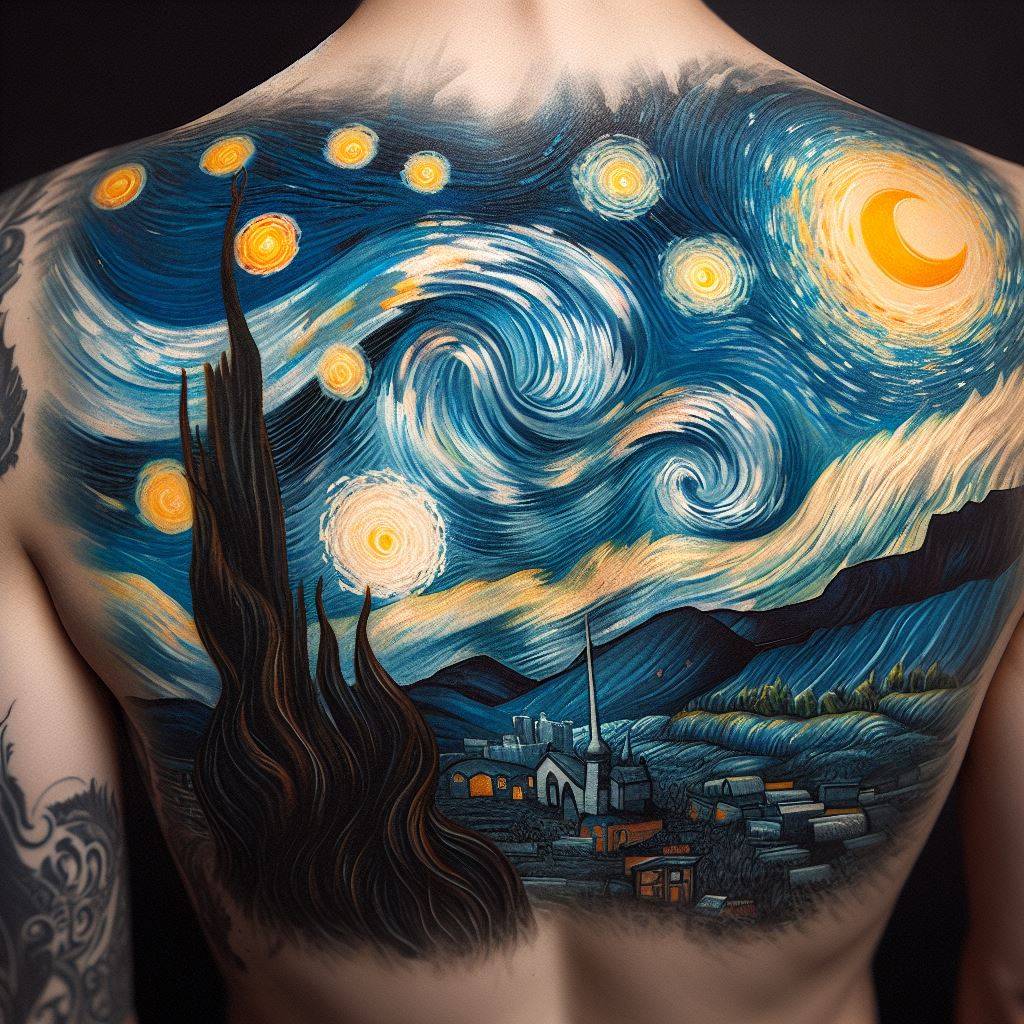 Starry Night Tattoo 5