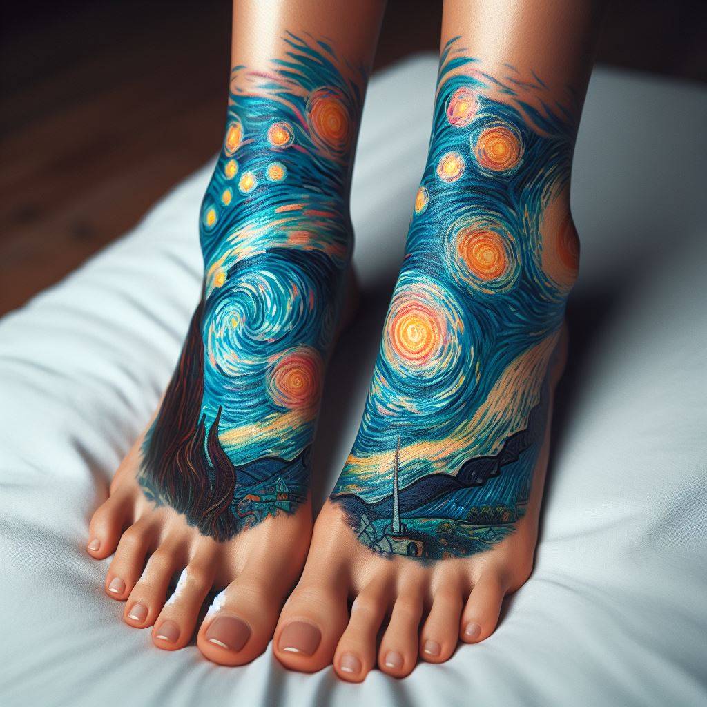 Starry Night Tattoo 9