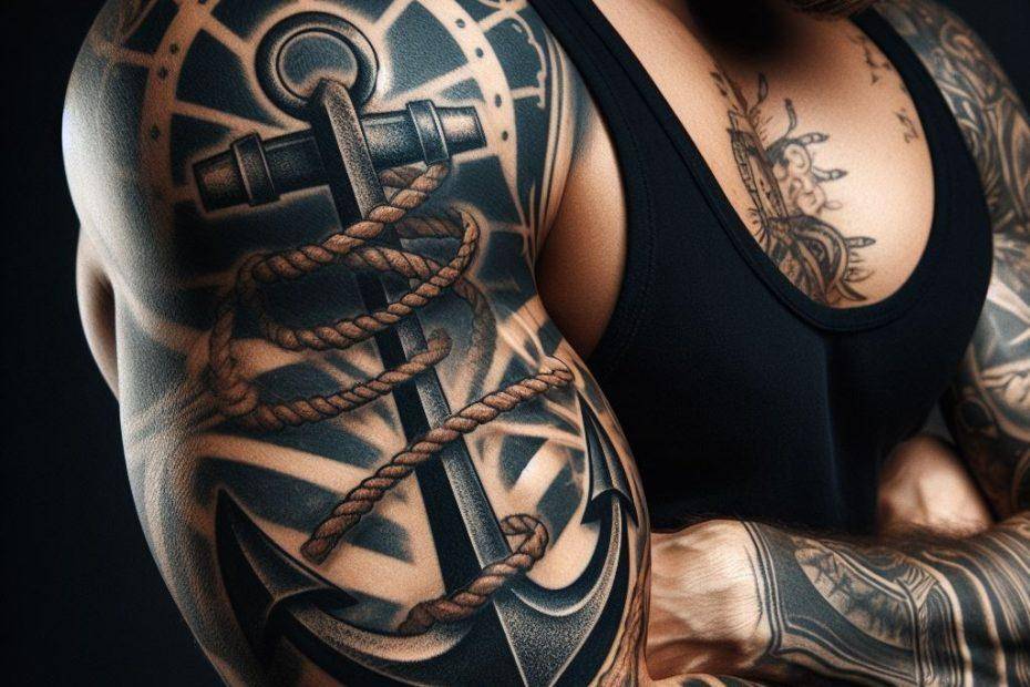 Traditional Anchor Tattoo