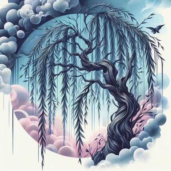 Weeping Willow Tree - Your Own Tattoo Design: Custom Designs Crafted ...