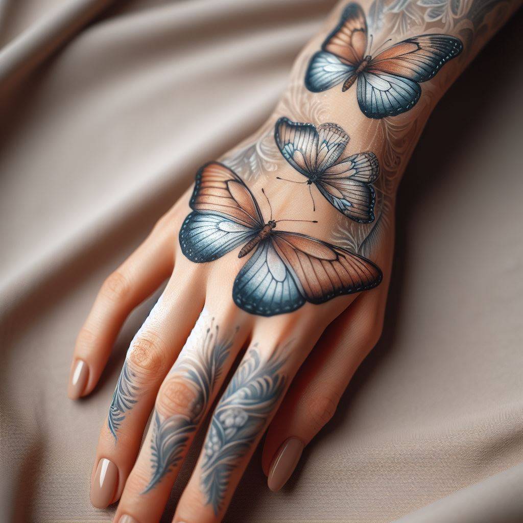 3 Butterfly Tattoo 3