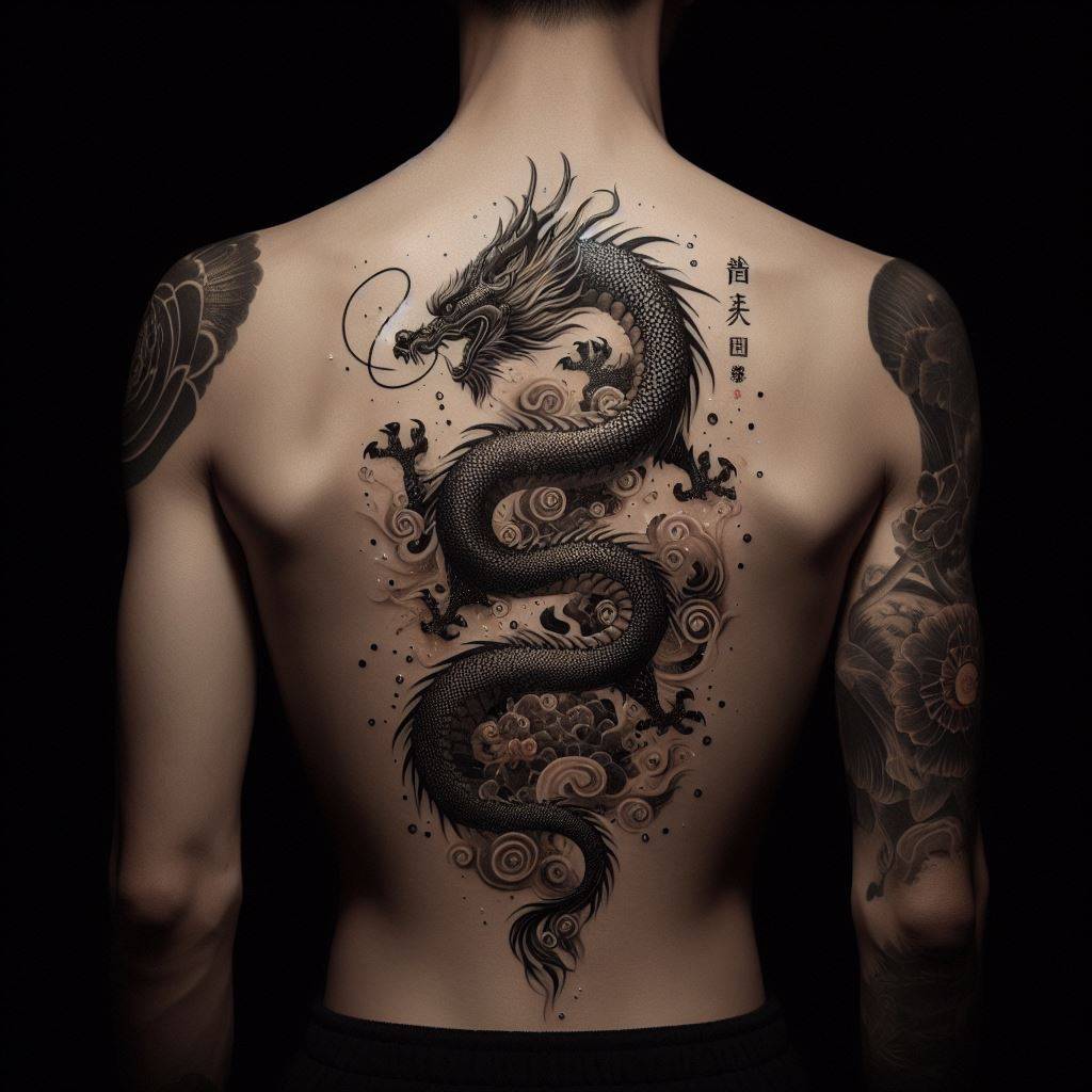 Asian Dragon Tattoo 9