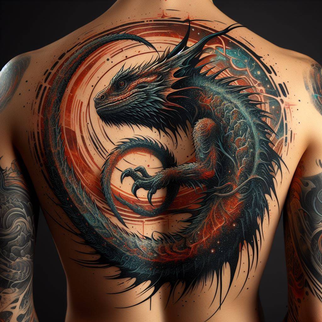 Bearded Dragon Tattoo 11