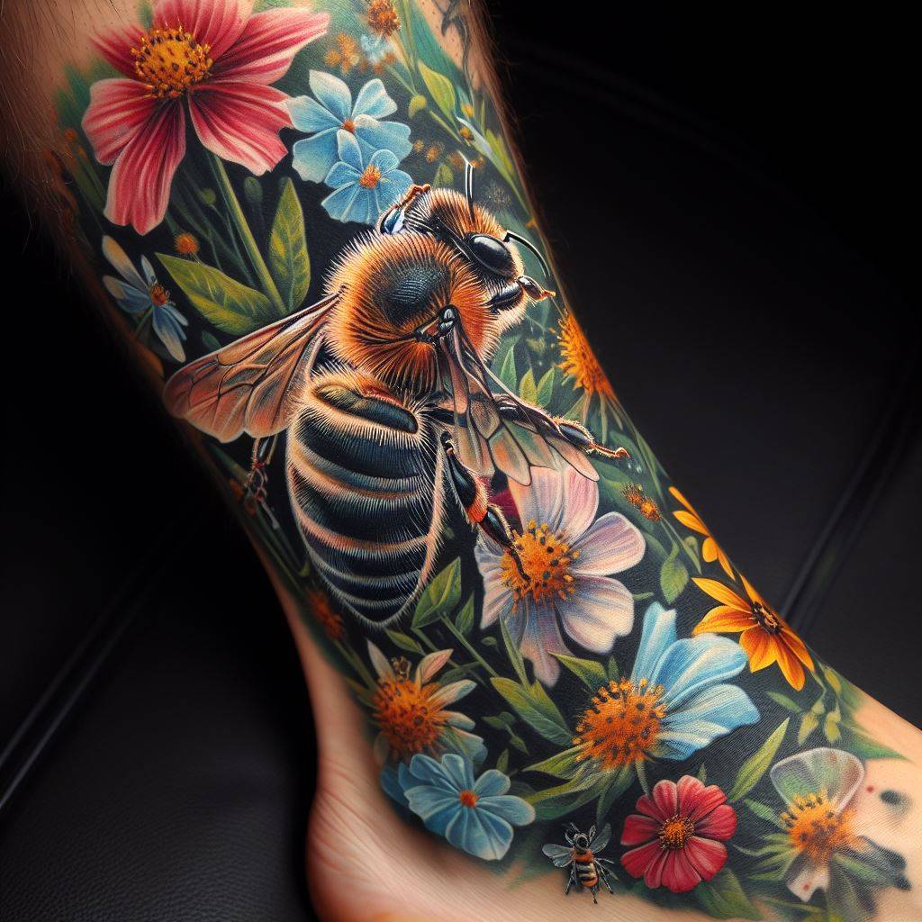 Bee Tattoo 9