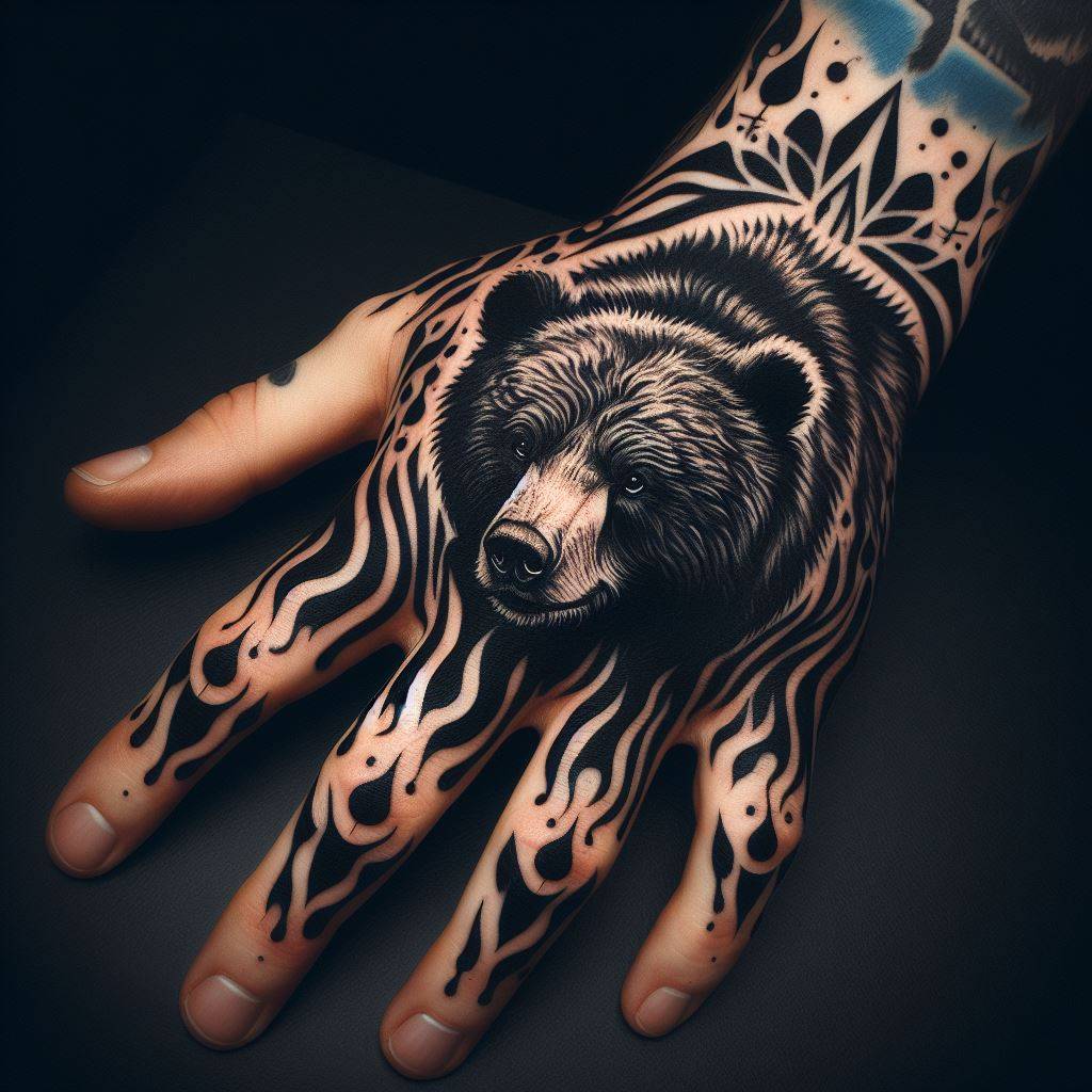 Black Bear Tattoo 5