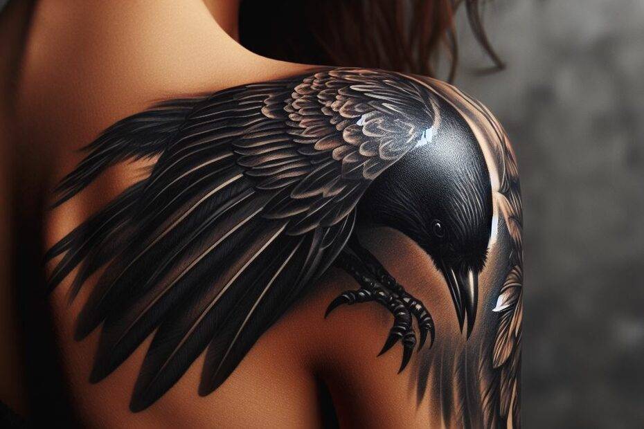 Black Bird Tattoo 6