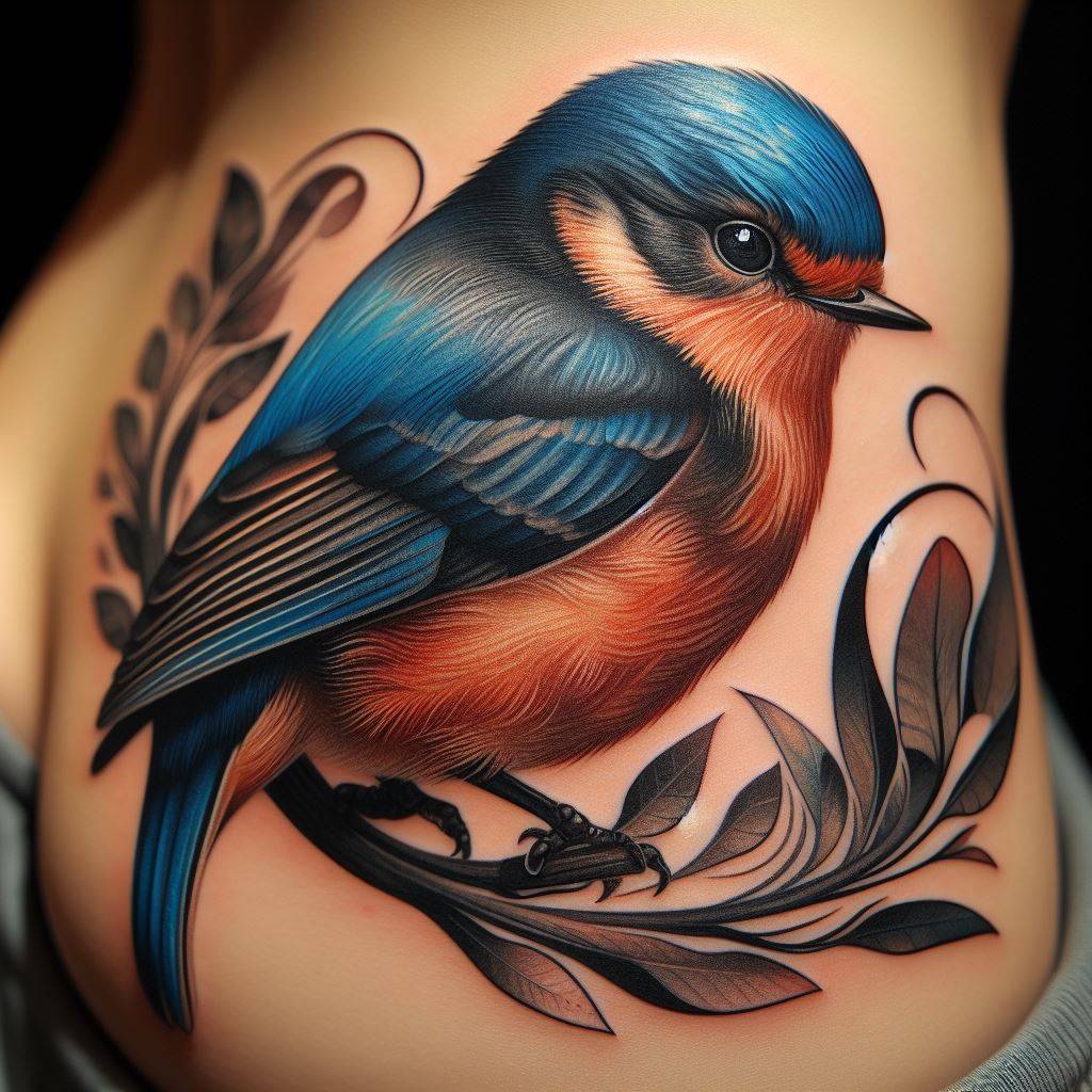 Blue Bird Tattoo 11