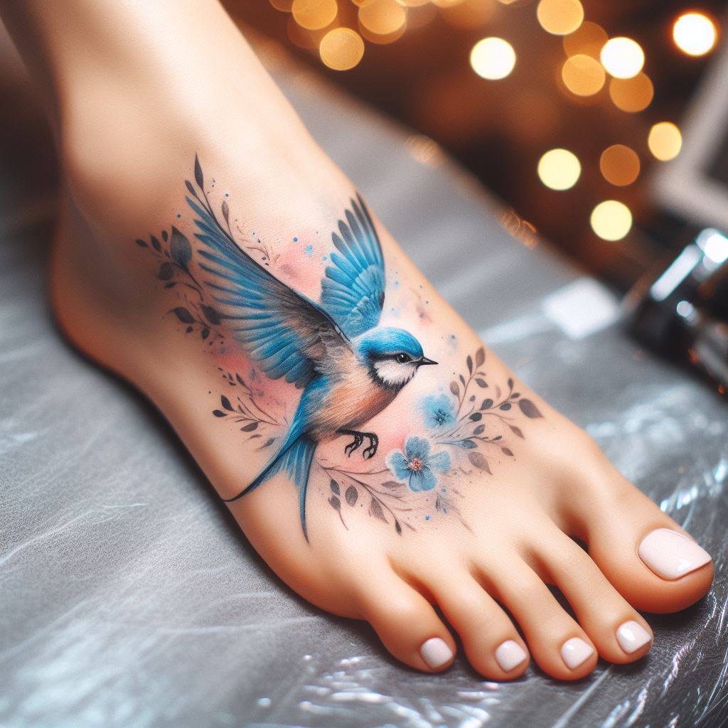 Blue Bird Tattoo 17