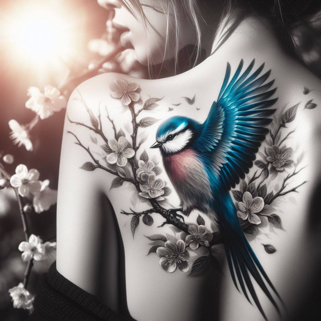 Blue Bird Tattoo 5