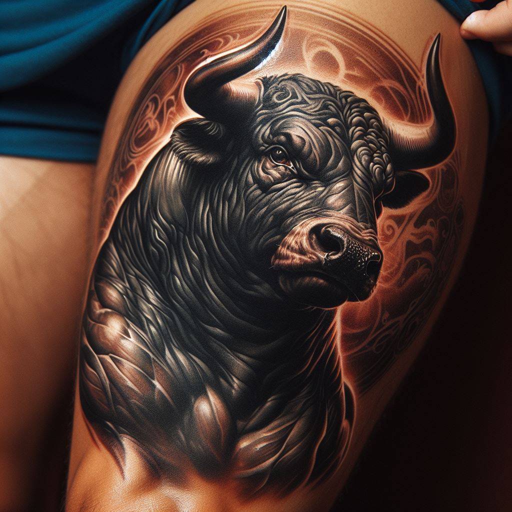 Bull Tattoo 4