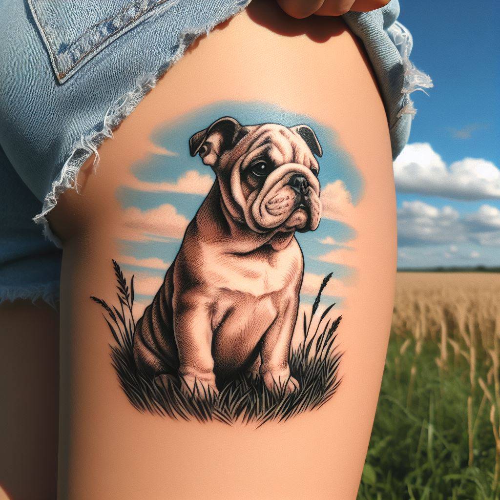 Bulldog Tattoo 7