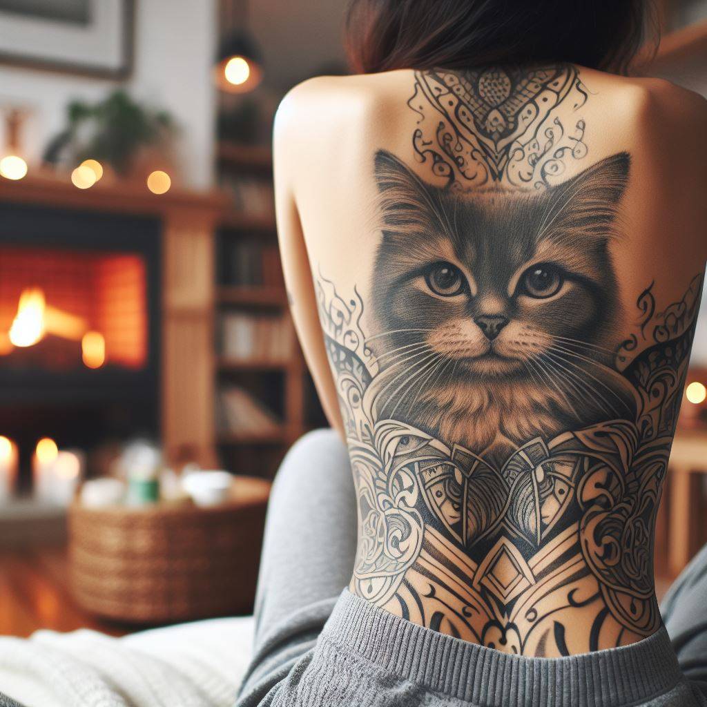 Cat Tattoo 9