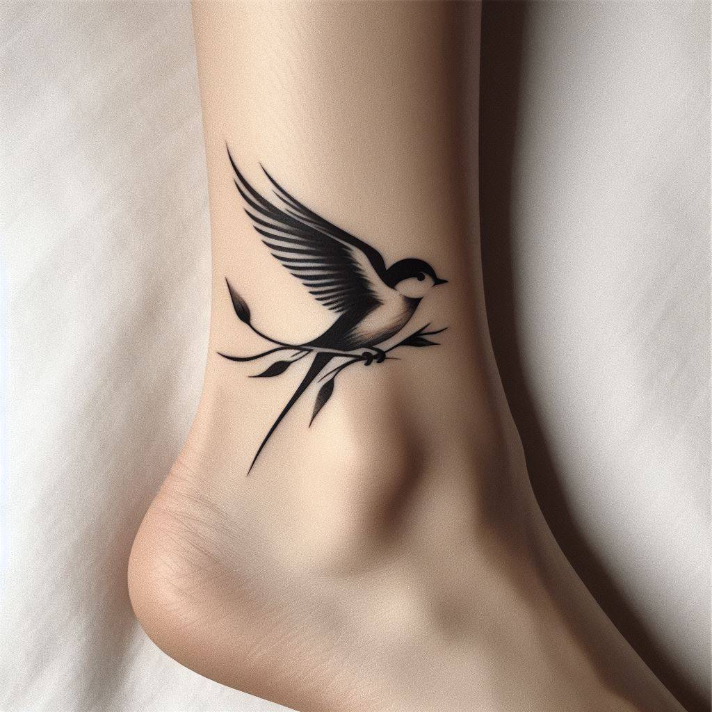 Flying Bird Tattoo 13
