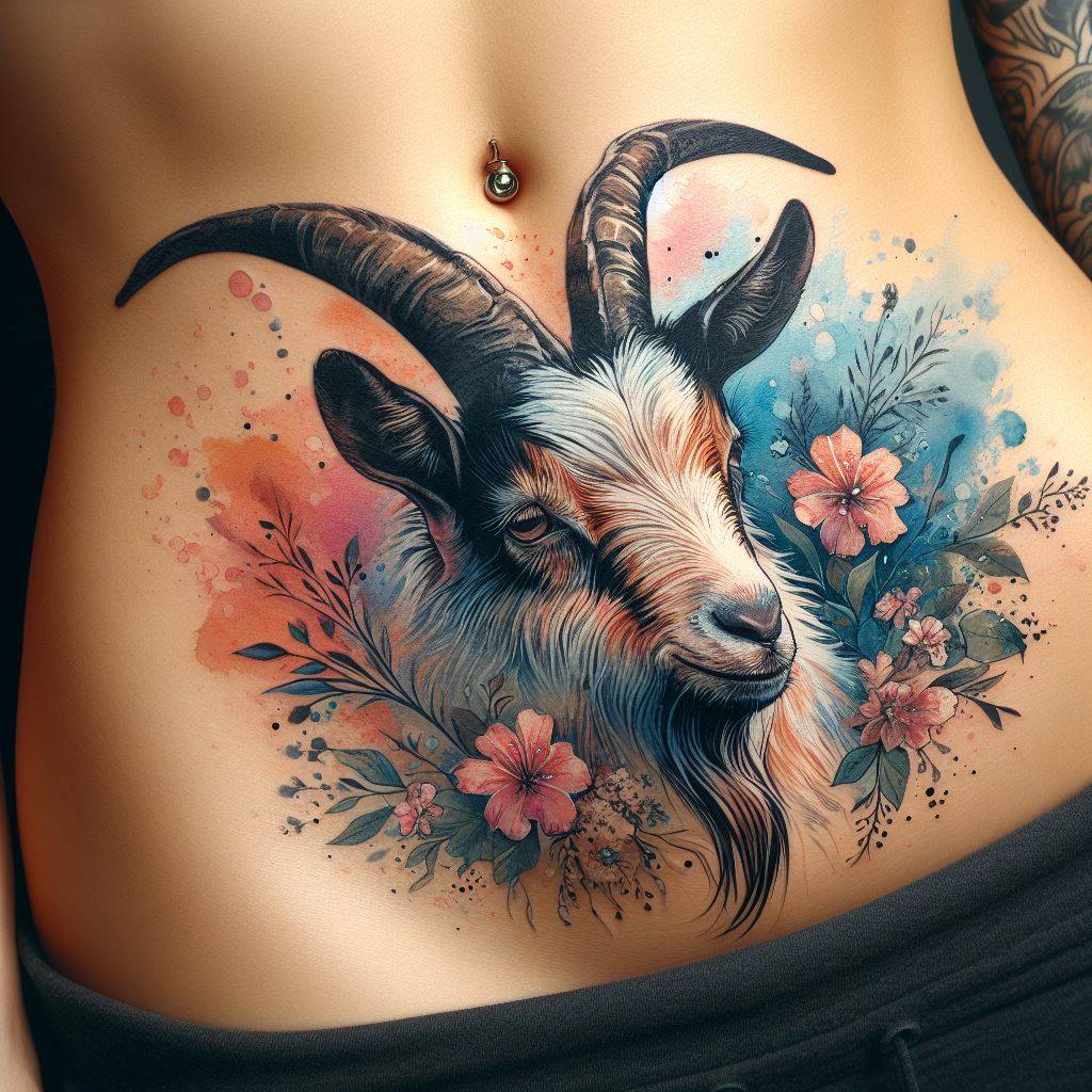 Goat Tattoo 13
