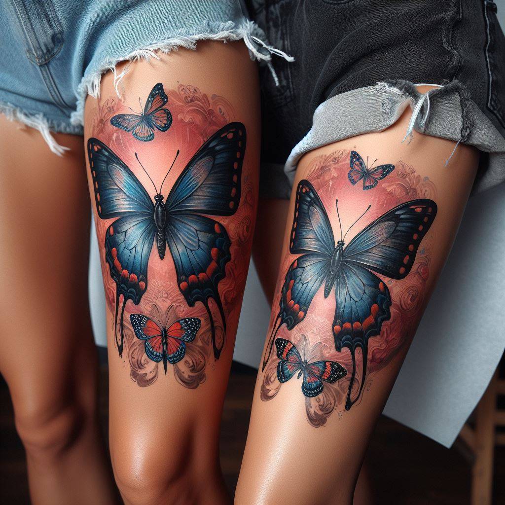 Matching Butterfly Tattoo 14