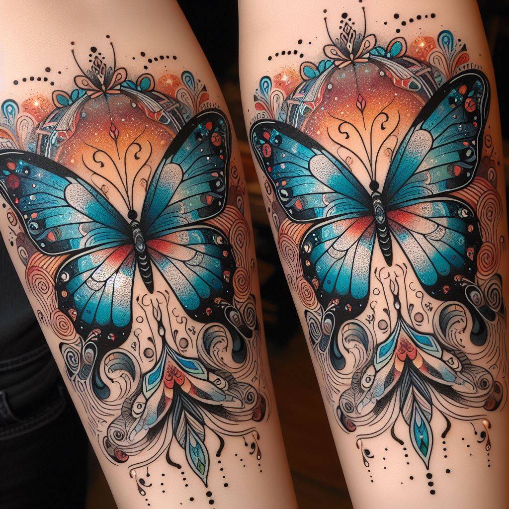 Matching Butterfly Tattoo 5