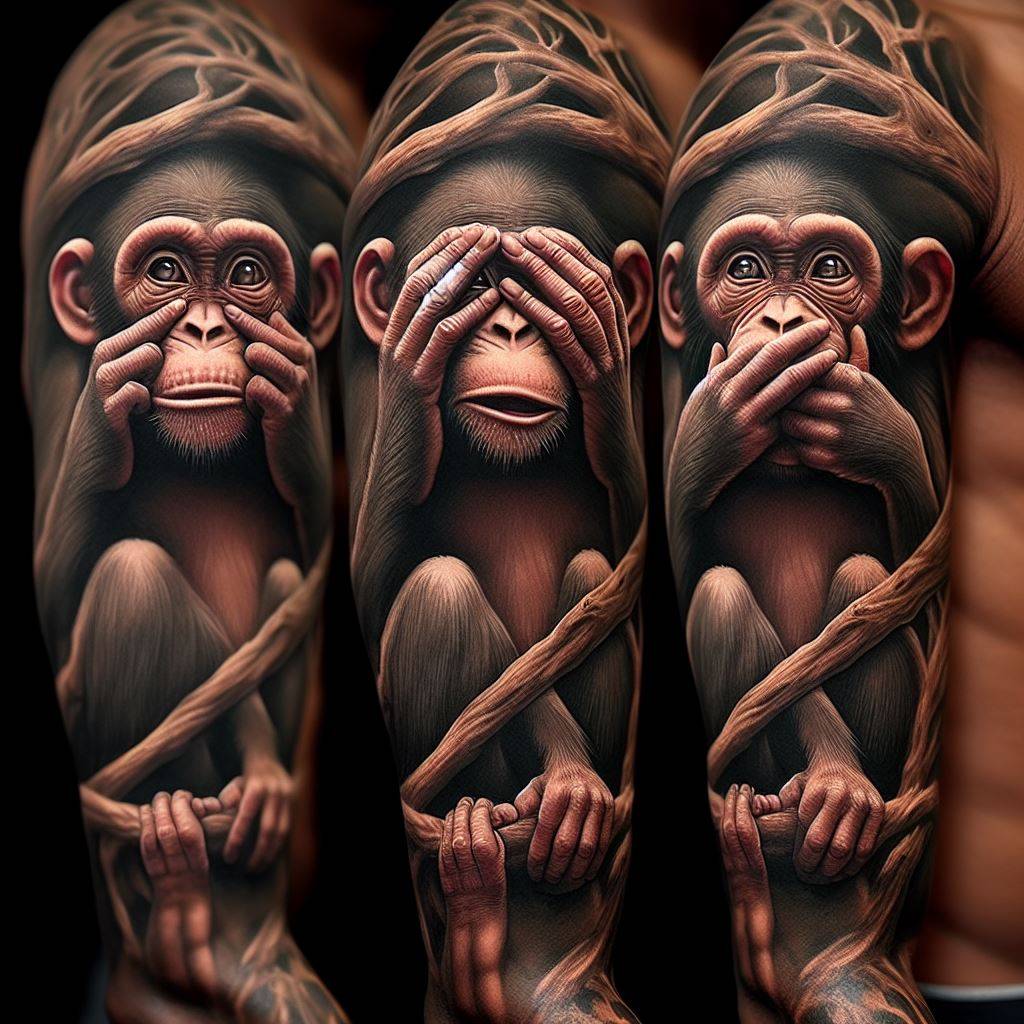 Monkey Tattoo 2