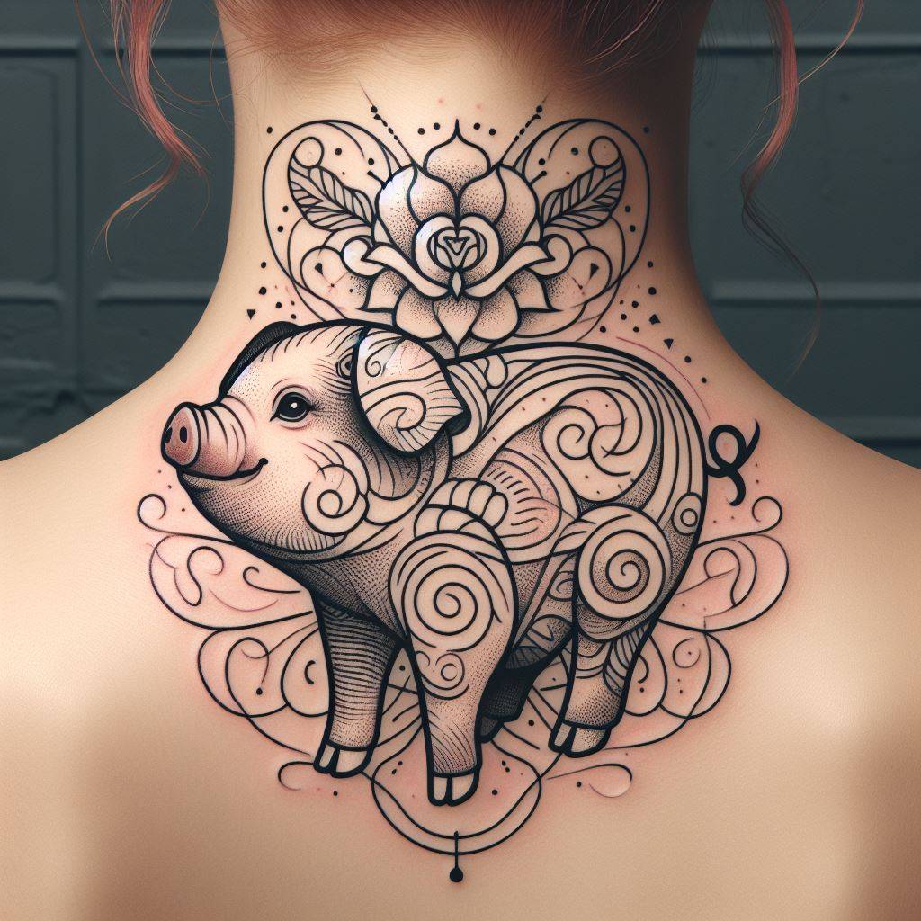 Pig Tattoo 6