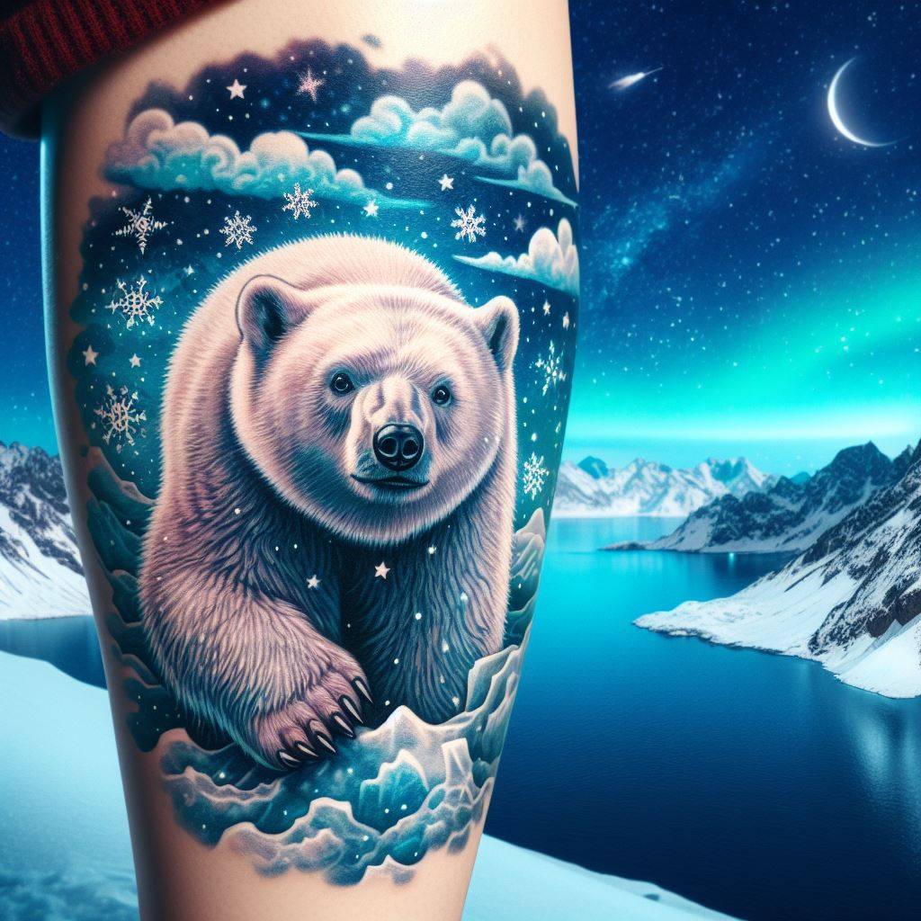 Polar Bear Tattoo 16