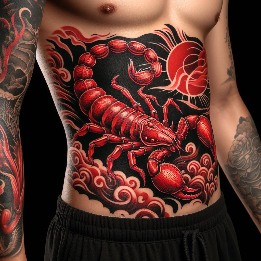 Red Scorpion Tattoo 8