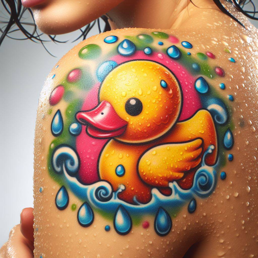 Rubber Duck Tattoo 12