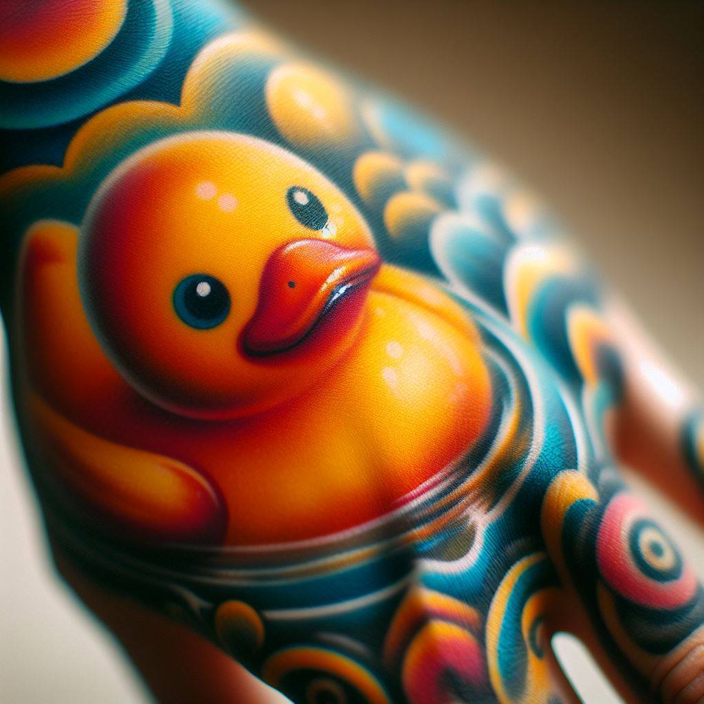 Rubber Duck Tattoo 18