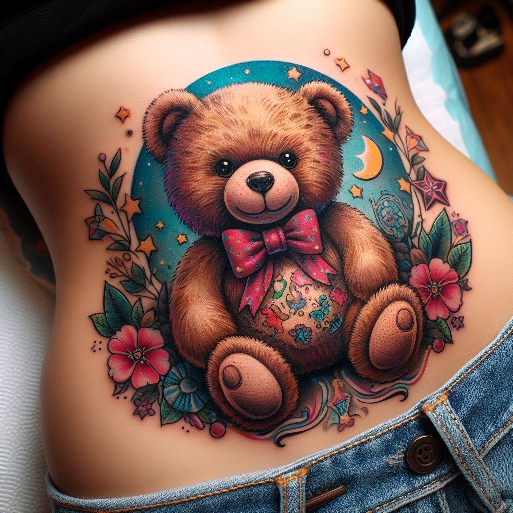 Teddy Bear Tattoo 13