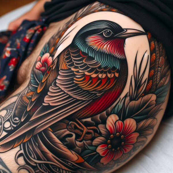 Traditional Bird - Your Own Tattoo Design: Custom Designs Crafted for ...