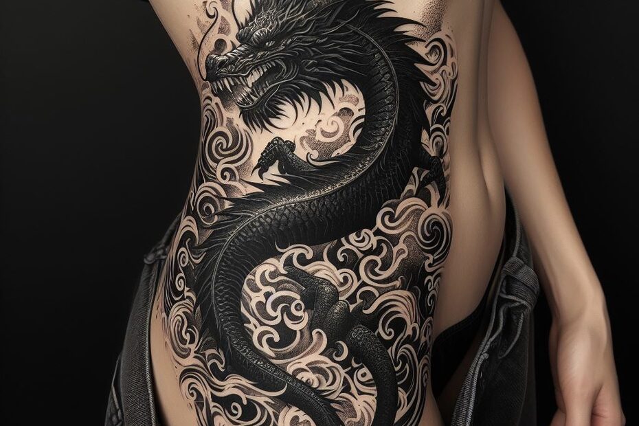 Black Dragon Tattoo 7