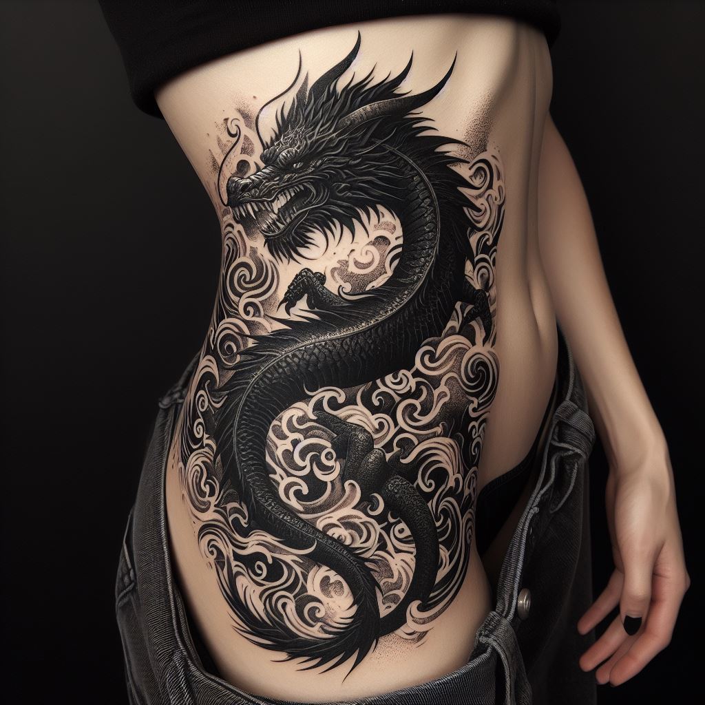 Black Dragon Tattoo 7