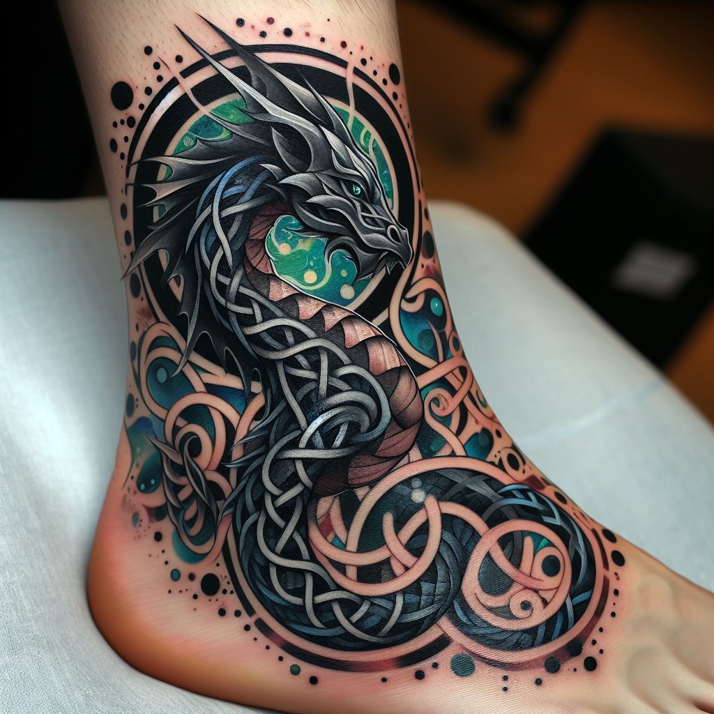Celtic Dragon Tattoo 16