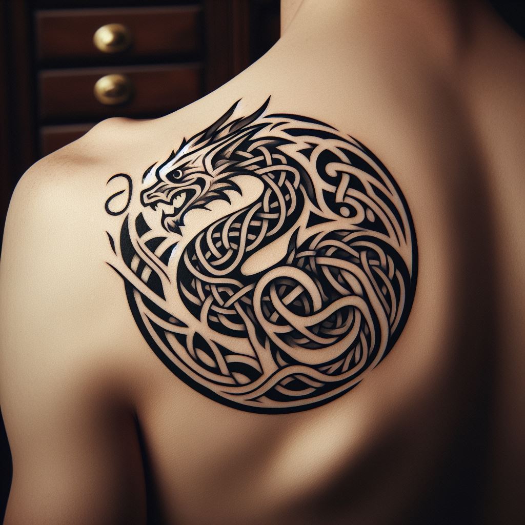 Celtic Dragon Tattoo 6