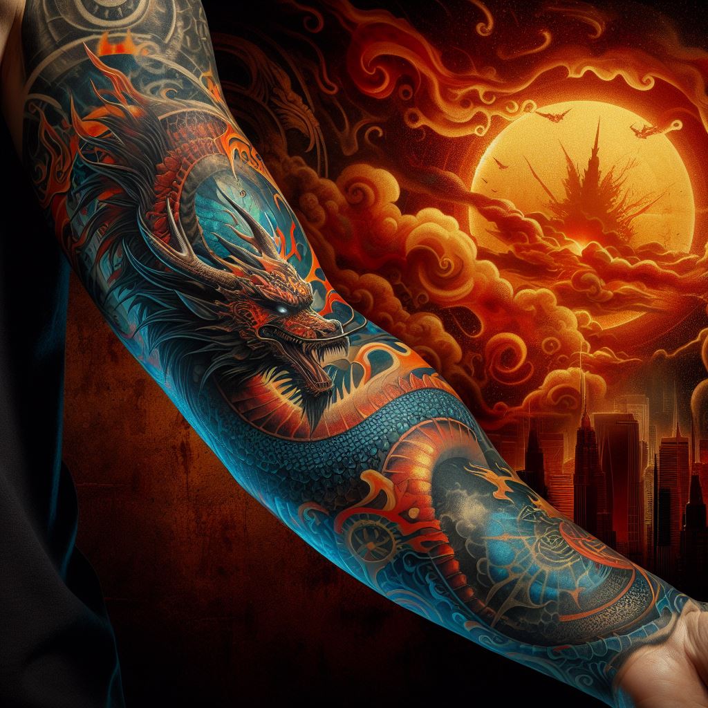 Dragon Tattoo Sleeve 6
