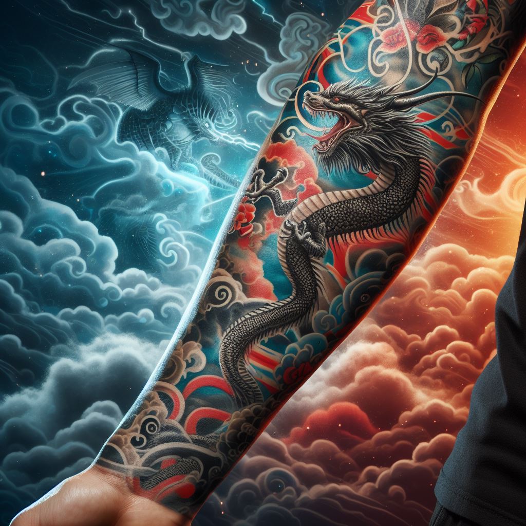 Dragon Tattoo arm