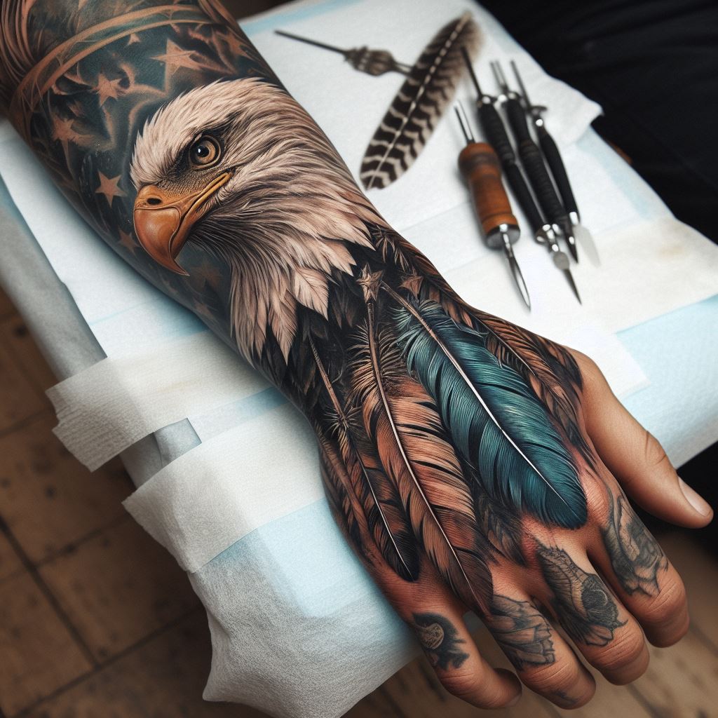 Eagle Feather Tattoo 2