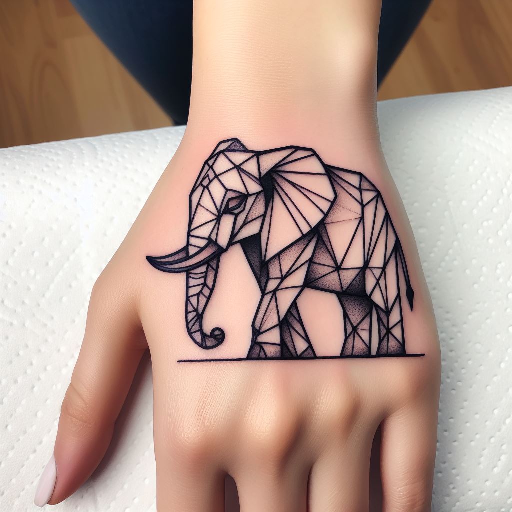 Elephant Hand Tattoo 2